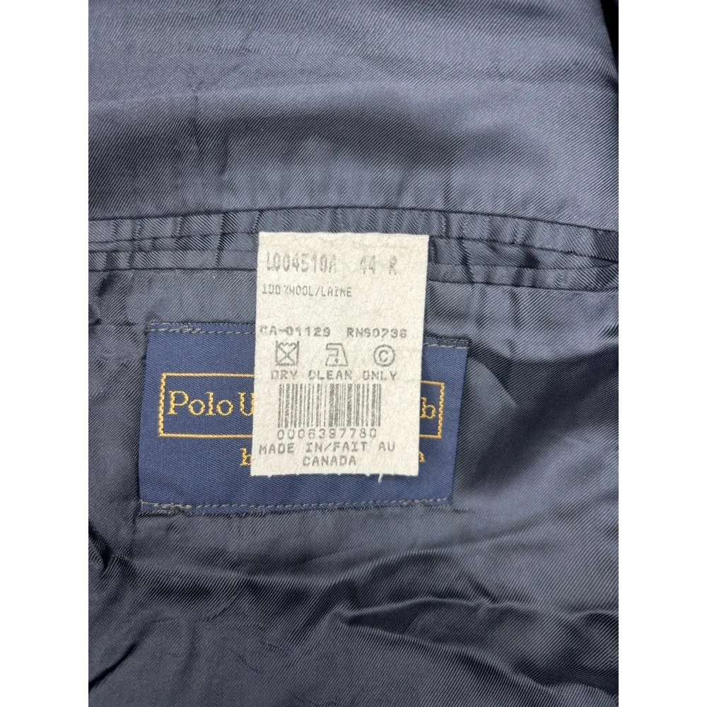 Vintage‎ Polo University Club by Ralph Lauren Blazer Men's 44R Wool Gold Button